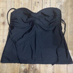 J. Crew Twist-Front Tankini Top w Halter Straps Size Small